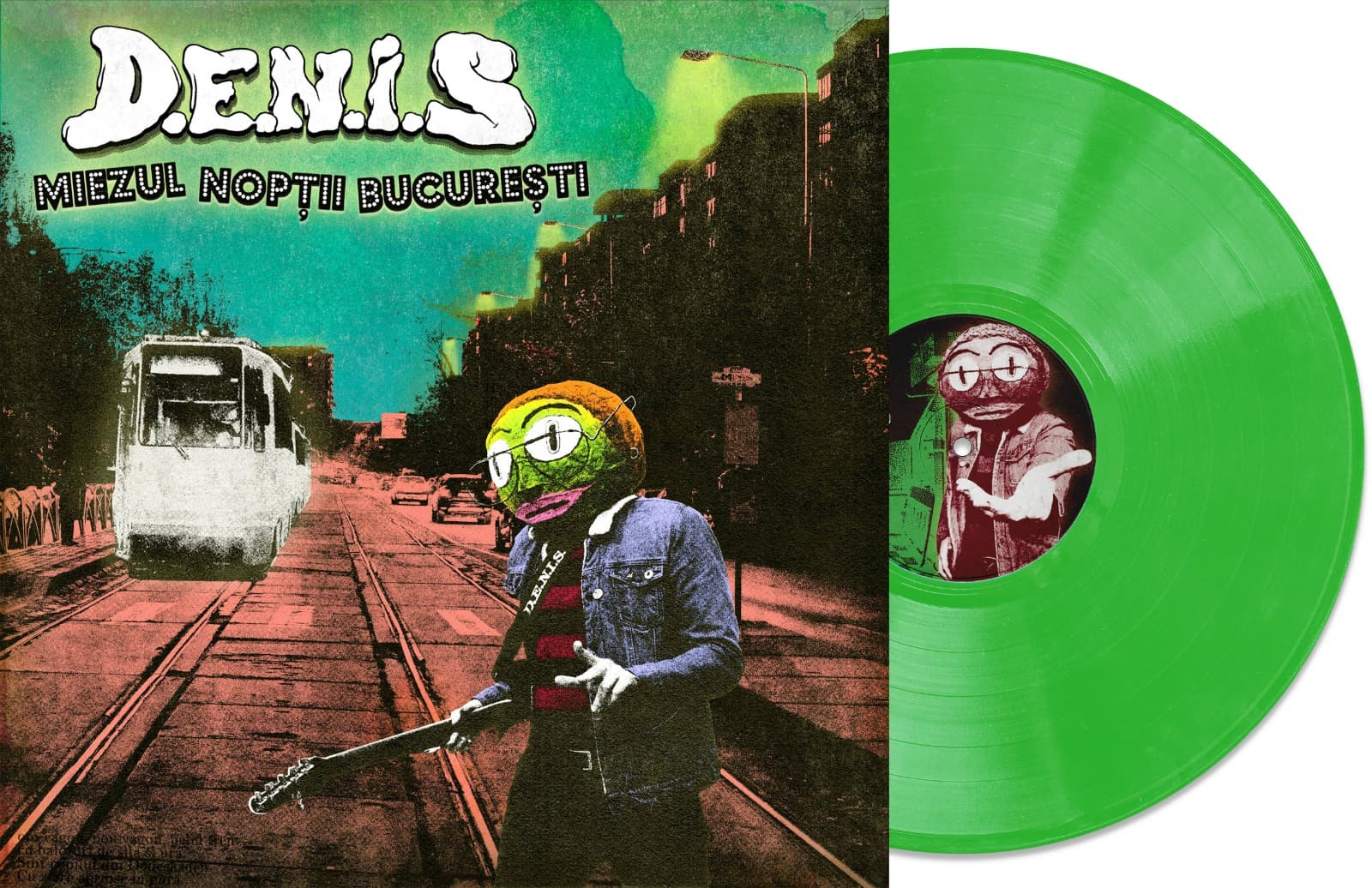 Miezul noptii Bucuresti - Green Vinyl | D.E.N.I.S