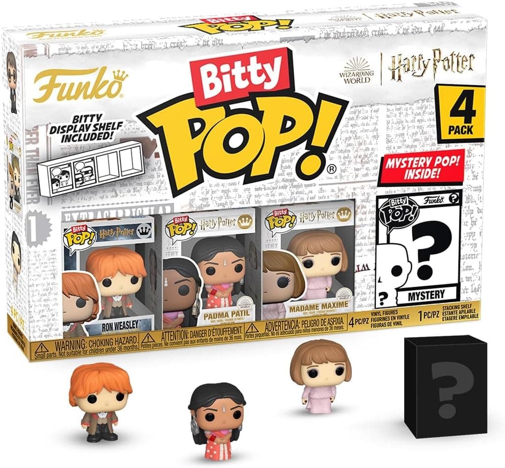 Set 4 figurine - Funko Bitty Pop! - Harry Potter - Goblet of Fire Ron | Funko