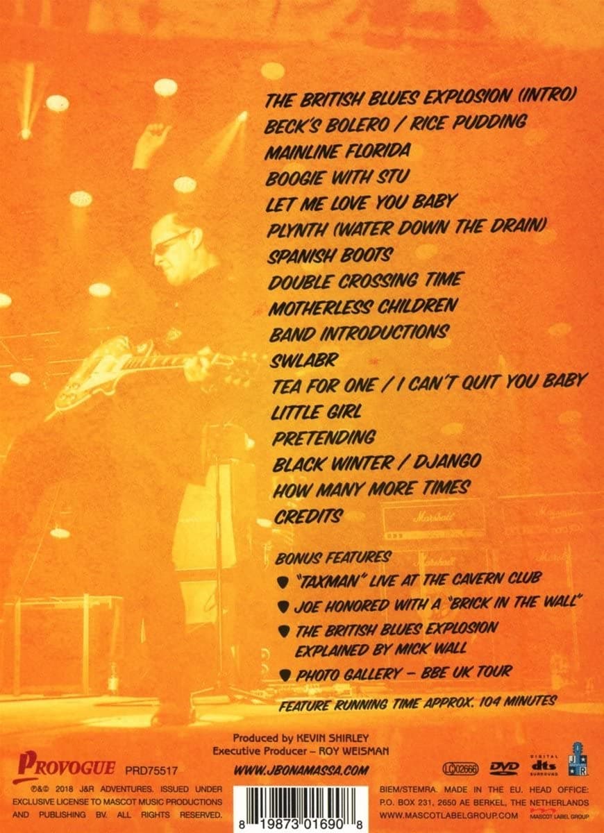 British Blues Explosion Live -DVD | Joe Bonamassa