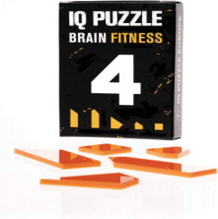 Puzzle 5 piese - Cifra 4 | IQ Puzzle