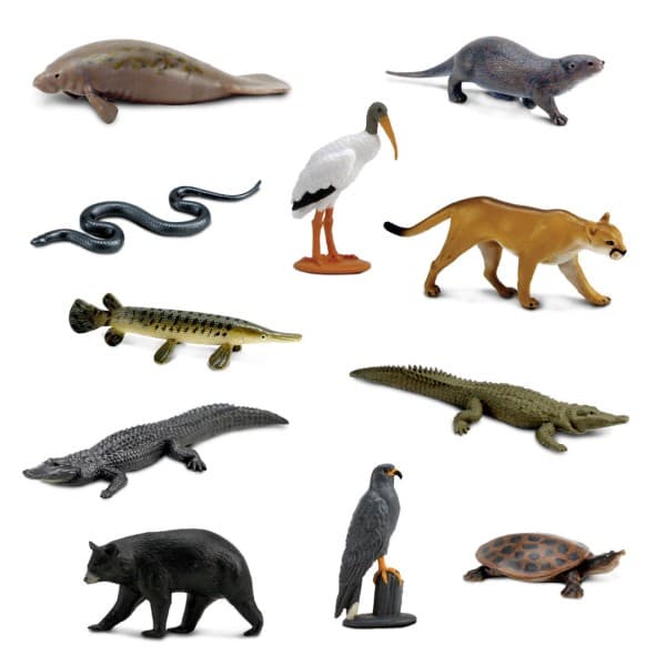 Set 11 figurine - Everglades Florida  | Safari