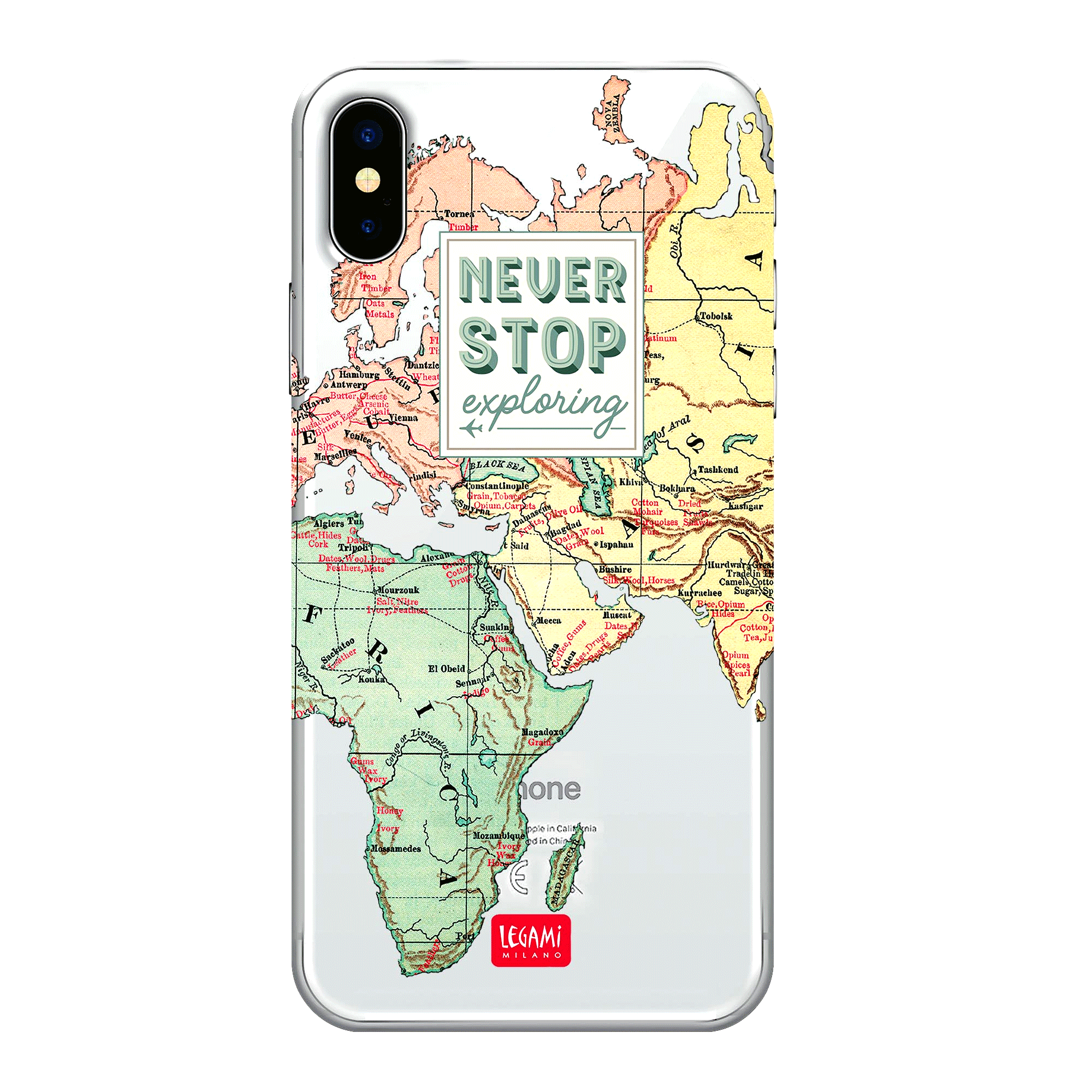 Carcasa de Iphone X/XS - Map | Legami