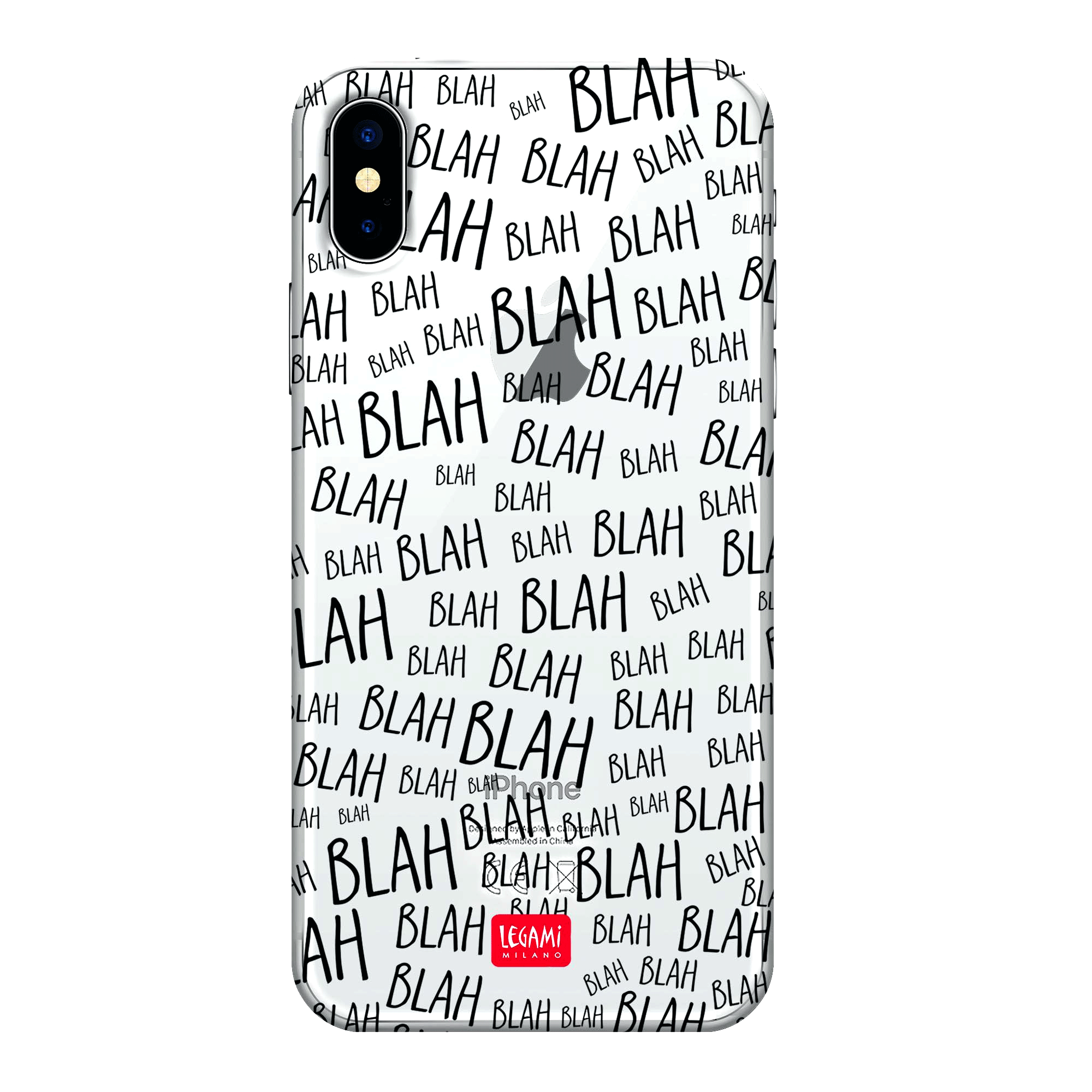 Carcasa de Iphone X/XS - Blah Blah | Legami