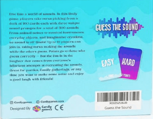Joc - Guess the sound (ENG) | Cardly