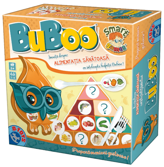 Joc educativ - Bufnita Buboo invata despre alimentatia sanatoasa | D-Toys