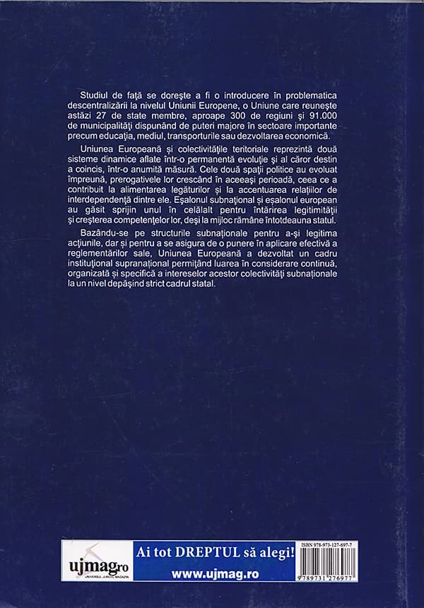 Puterile regionale si locale in Uniunea Europeana | Constanta Matusescu, Claudia Gilia