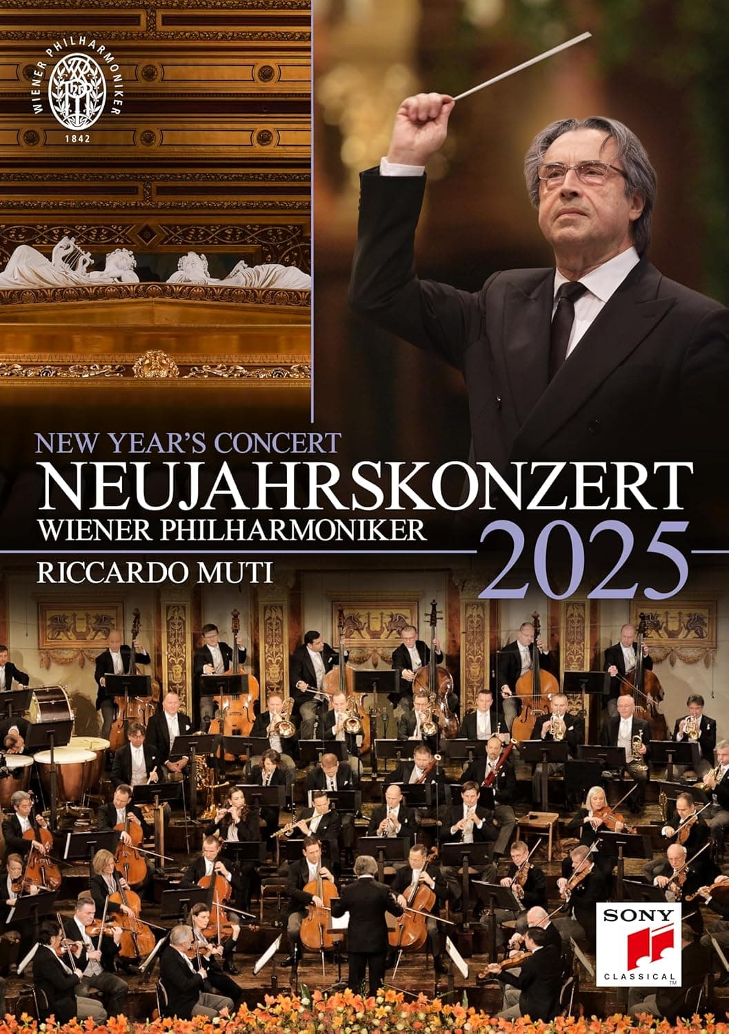 Neujahrskonzert 2025 / New Year's Concert 2025 (DVD) | Wiener Philharmoniker, Riccardo Muti