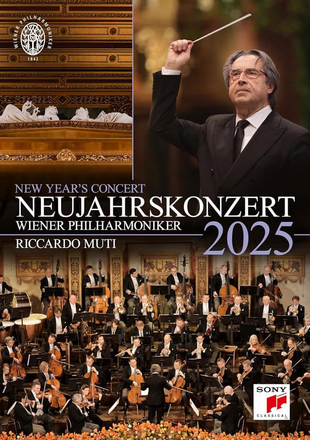 Neujahrskonzert 2025 / New Year's Concert 2025 (DVD) | Wiener Philharmoniker, Riccardo Muti