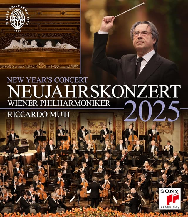 Neujahrskonzert 2025 / New Year's Concert 2025 (Blu-ray) | Wiener Philharmoniker, Riccardo Muti