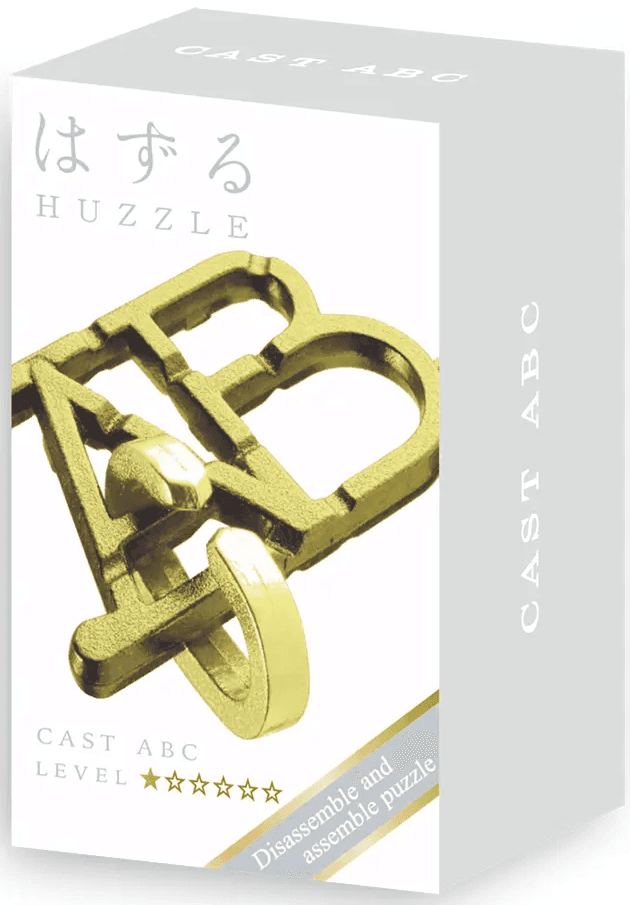 Puzzle mecanic - Mini Huzzle ABC - Gold | Hanayama