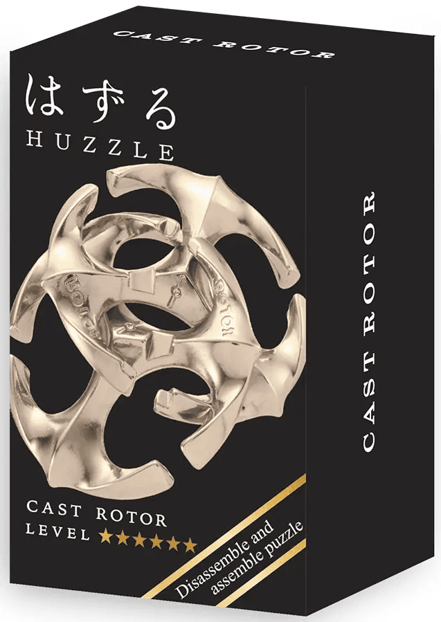 Puzzle mecanic - Mini Huzzle Rotor - Silver | Hanayama