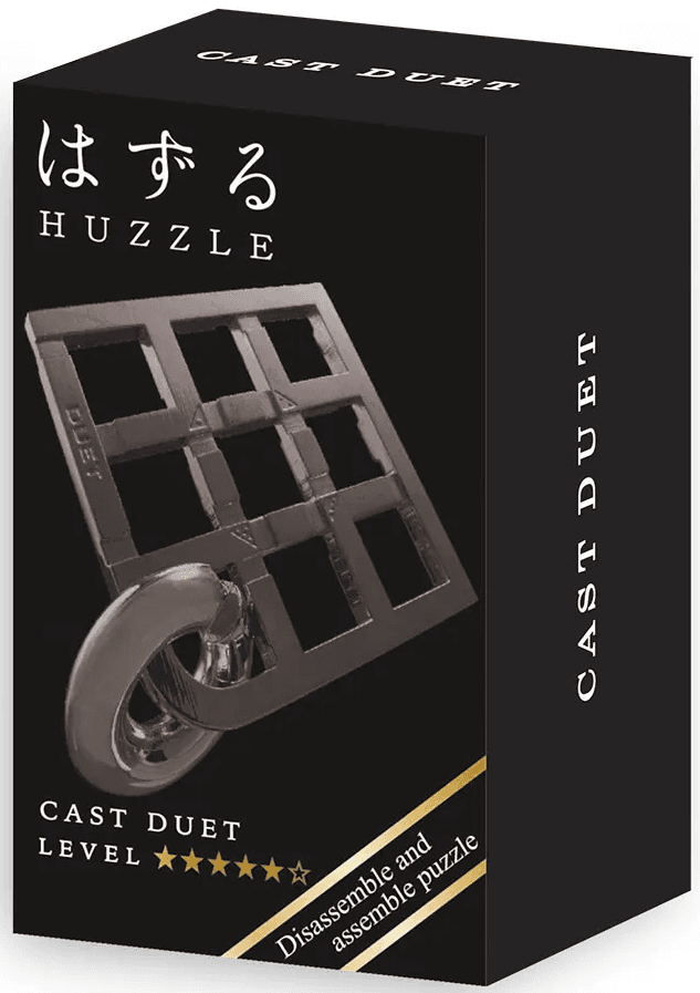 Puzzle mecanic - Mini Huzzle Duet - Black | Hanayama
