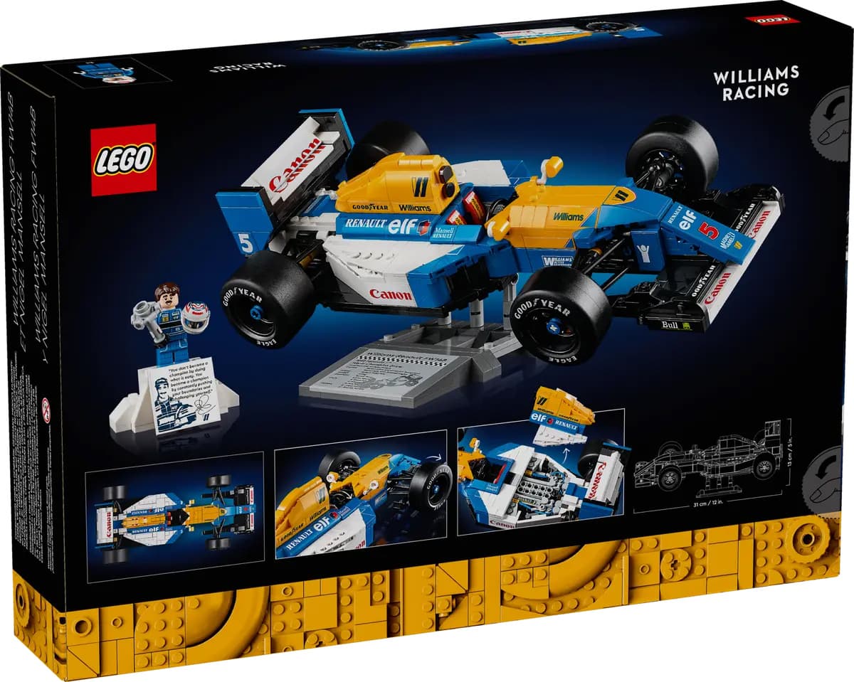 LEGO Icons - Williams Racing FW14B si Nigel Mansell (10353) | LEGO