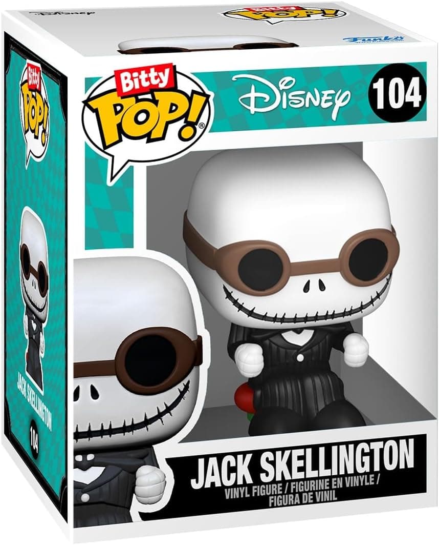 Figurina - Bitty Pop! Rides - Jack Skellington with Snowmobile | Funko