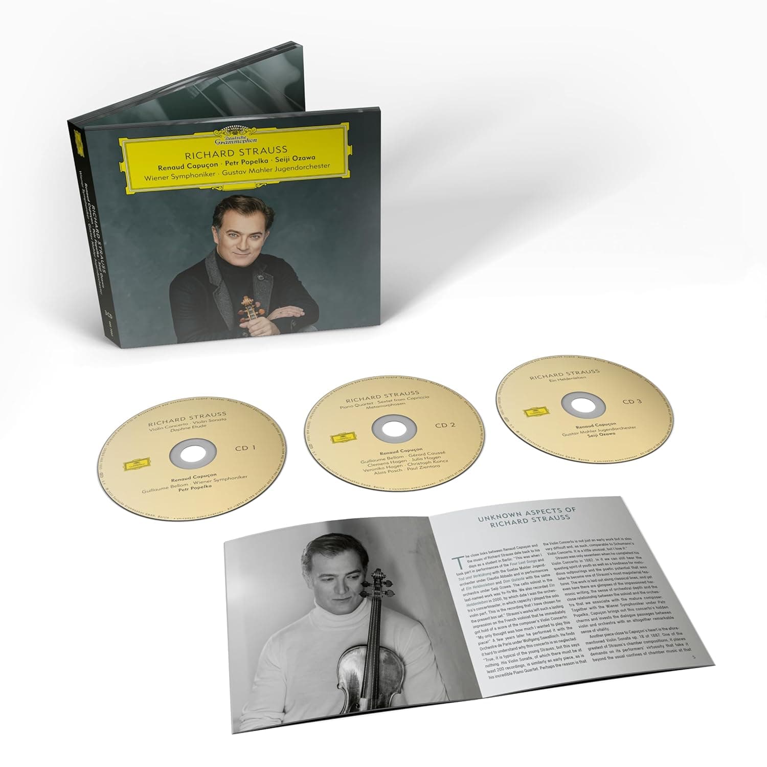 Richard Strauss | Renaud Capucon, Petr Popelka, Seiji Ozawa, Wiener Symphoniker, Gustav Mahler Jugendorchester