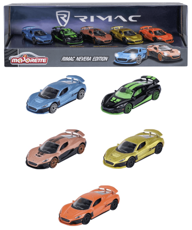 Set 5 masinute - Rimac Nevera Edition | Majorette