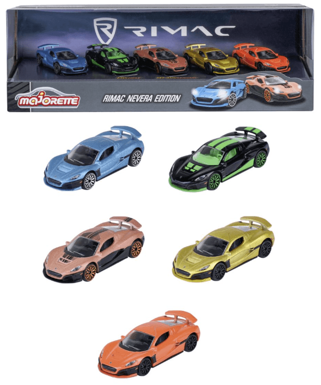 Set 5 masinute - Rimac Nevera Edition | Majorette