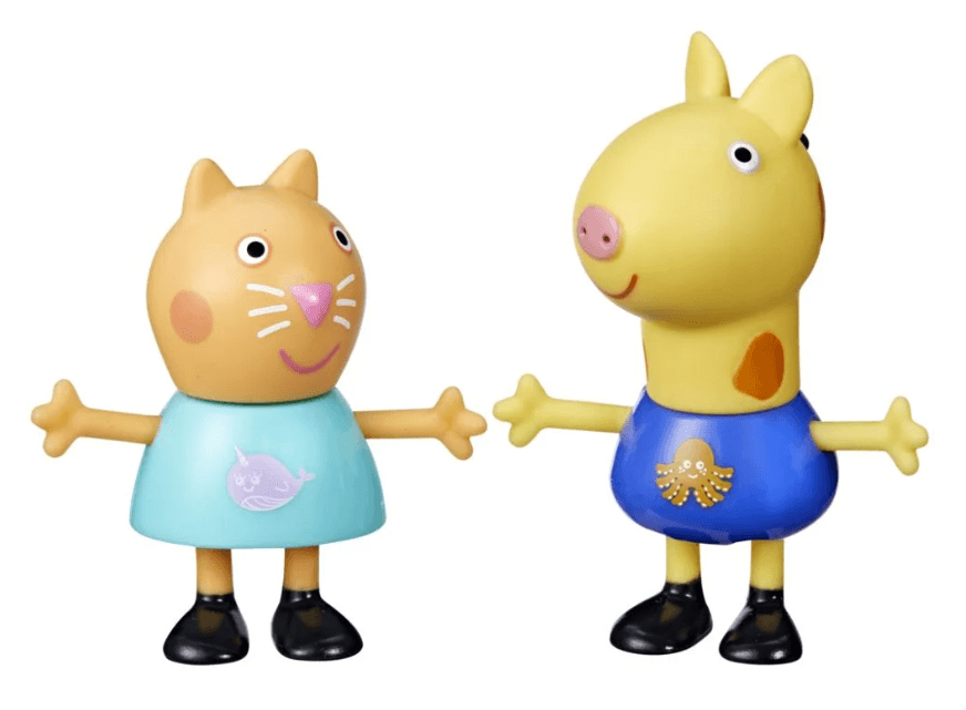 Set 2 figurine - Peppa Pig: Candy Cat & Gerald Giraffe | Hasbro