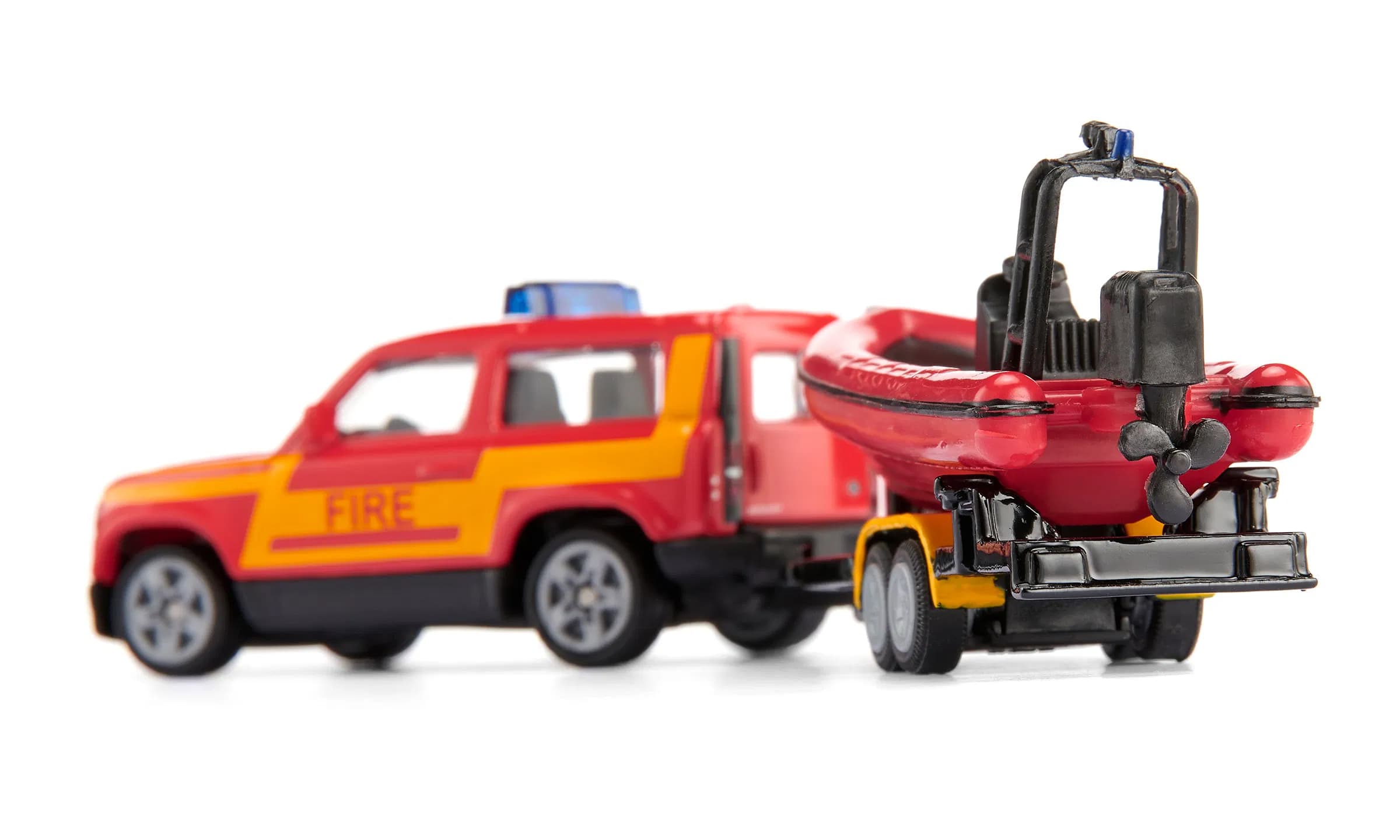 Set 2 masinute - Land Rover Defender with boat | Siku
