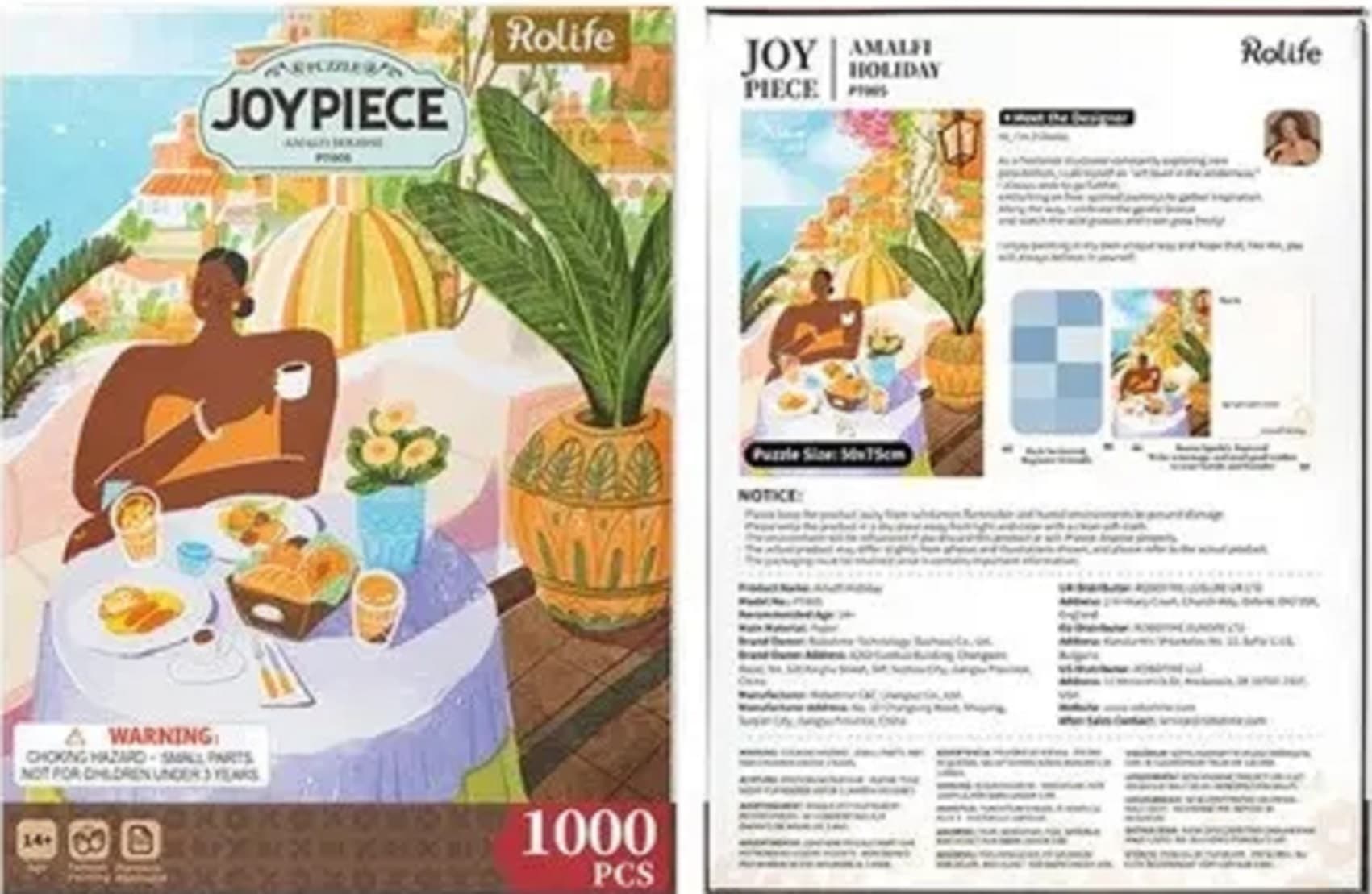 Puzzle clasic - Amalfi Holiday | Robotime