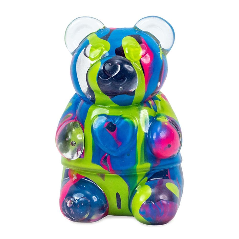 Jucarie senzoriala - Inkerz Teddy Bear Paint Sensory Toy (mai multe culori - pret pe bucata) | Keycraft