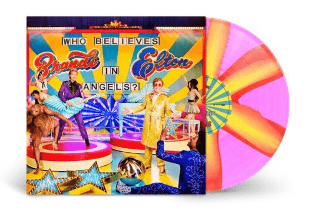 Who Believes In Angels? - Pink Spiral with Yellow Vinyl (33 RPM) | Brandi Carlile, Elton John