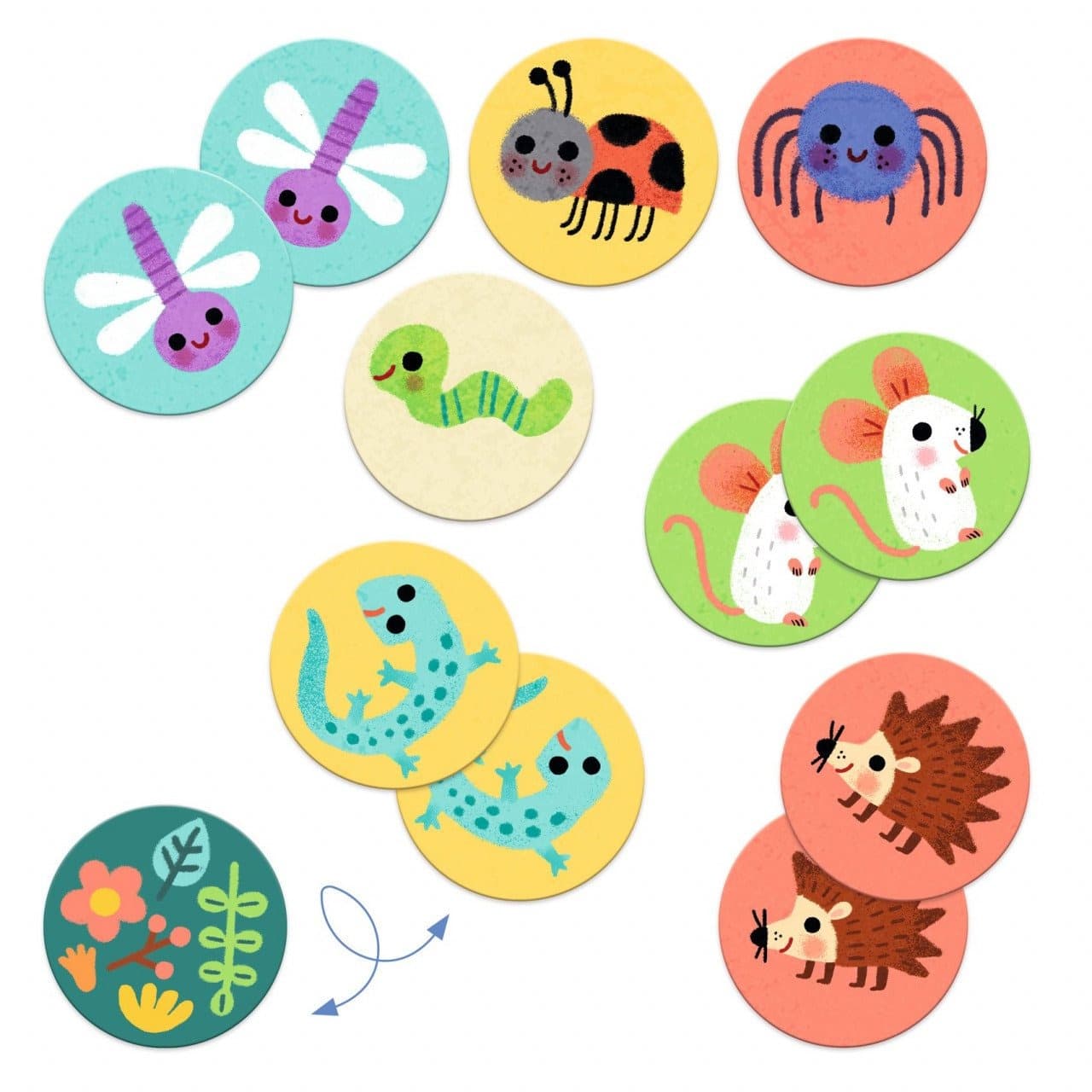 Joc de memorie - Animale mici | Djeco