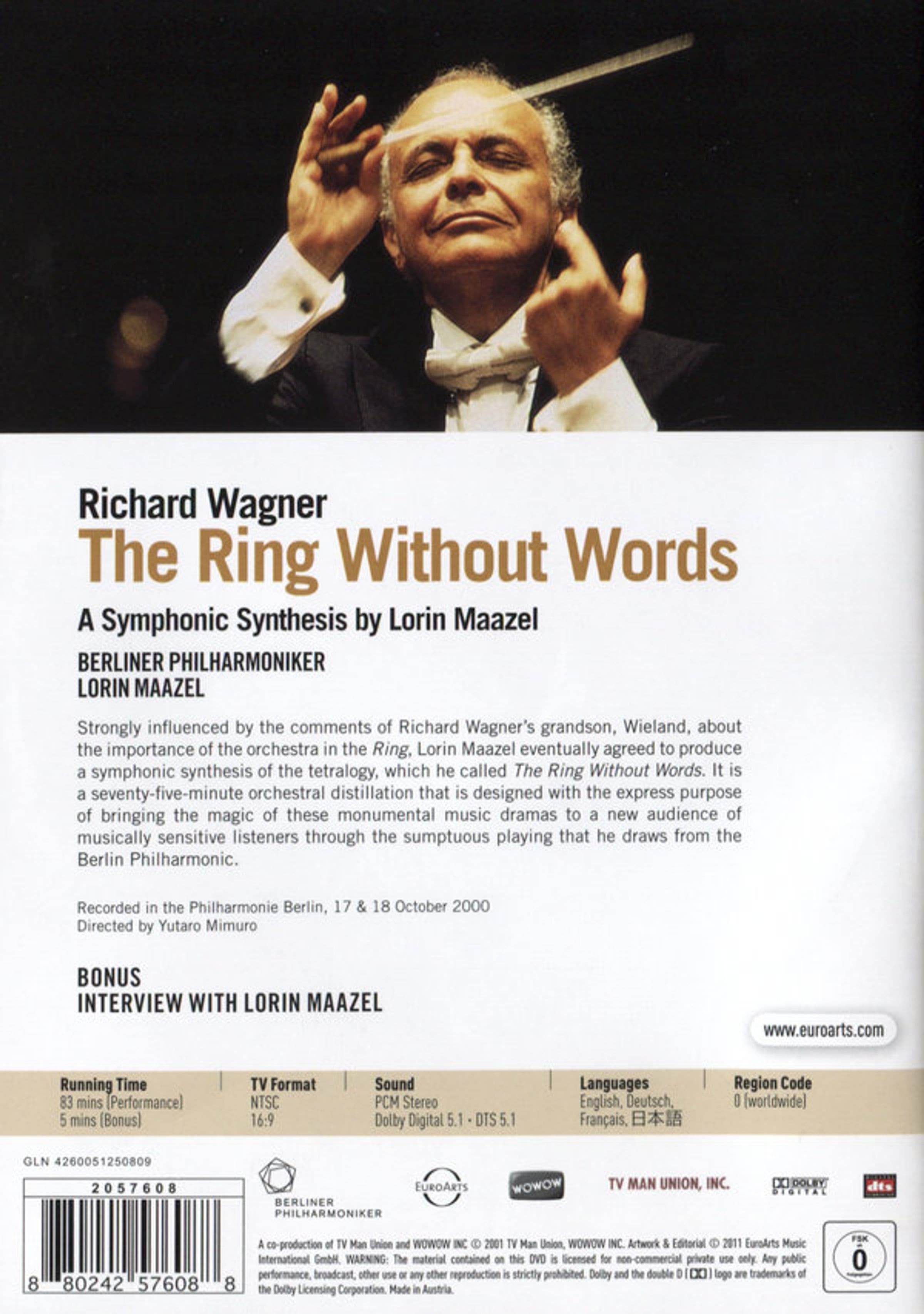 The Ring Without Words (DVD) | Richard Wagner