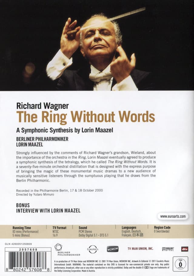 The Ring Without Words (DVD) | Richard Wagner