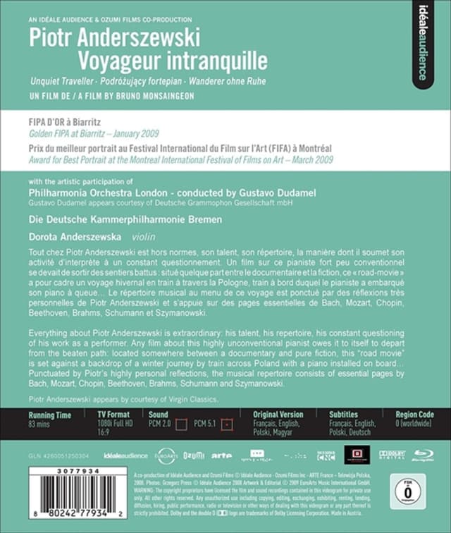 Unquiet Traveller (Blu-Ray) | Piotr Anderszewski