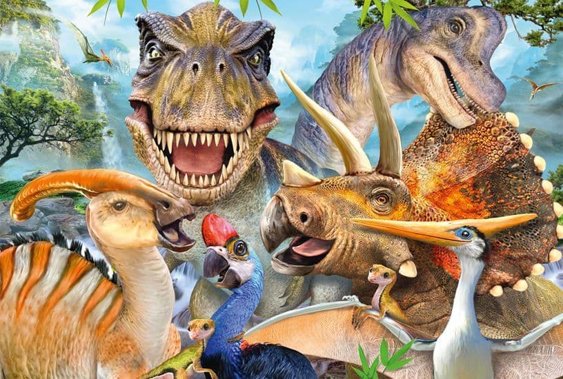 Puzzle 150 de piese - Lumea dinozaurilor | Schmidt