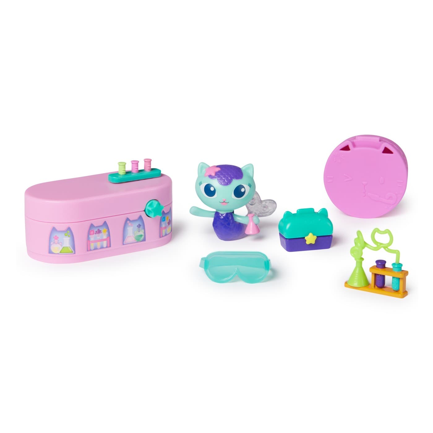 Set joaca - Gabby's Dollhouse - Bobble Kitty Mercat si camera potiunilor | Spin Master
