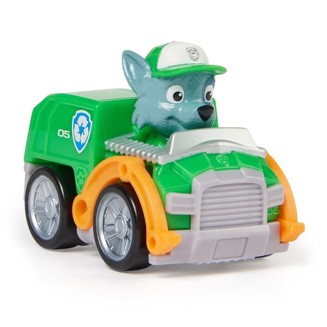 Jucarie - Patrula Catelusilor - Vehicul cu figurina Rocky | Spin Master