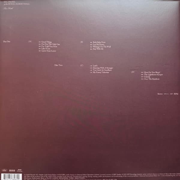 BBC Proms At The Royal Albert Hall - Vinyl | Sam Smith