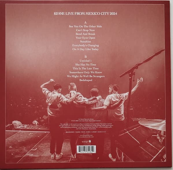 Live From Mexico City 2024 - Green and White splatter Vinyl | Keane