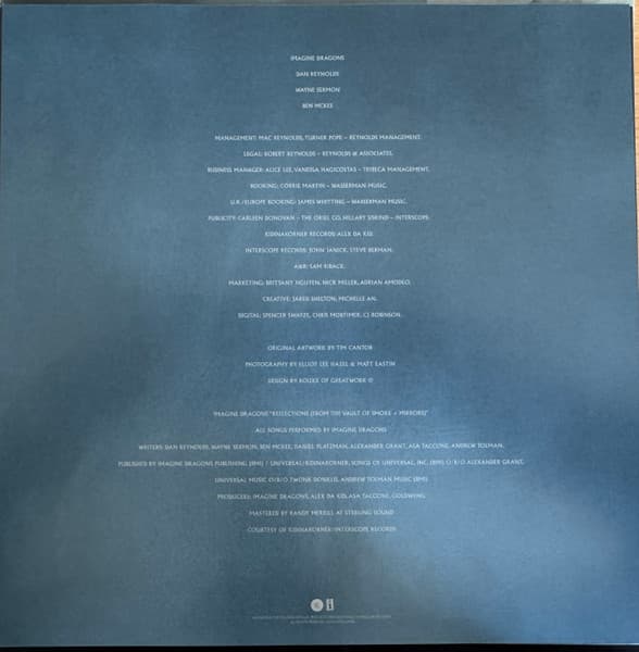Reflections - Ocean Blue Marbled Vinyl | Imagine Dragons