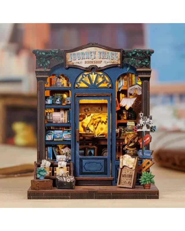 Diorama. Puzzle 3D - Journey Trace Bookshop | Robotime