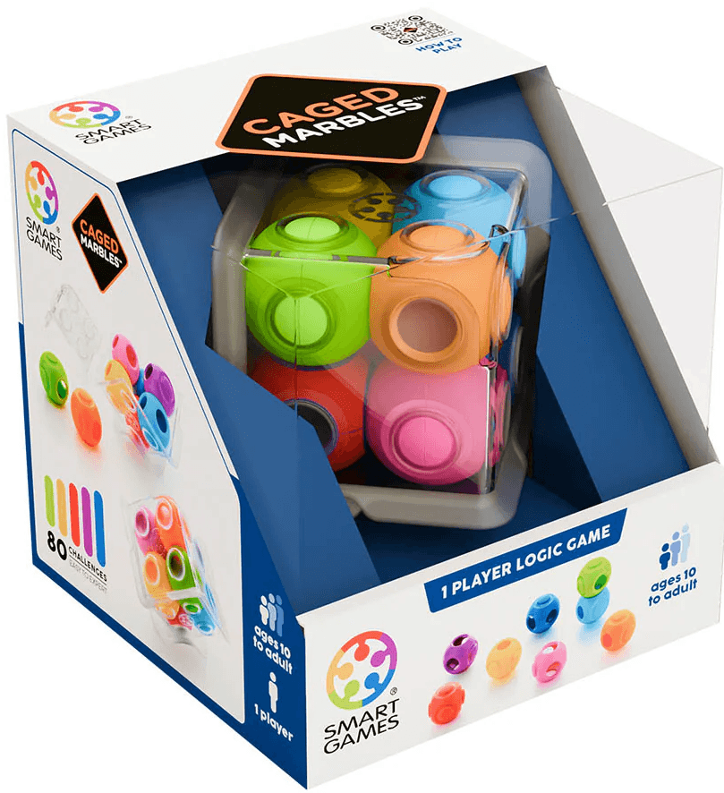 Joc de logica - Caged Marbles - 80 provocari | Smart Games