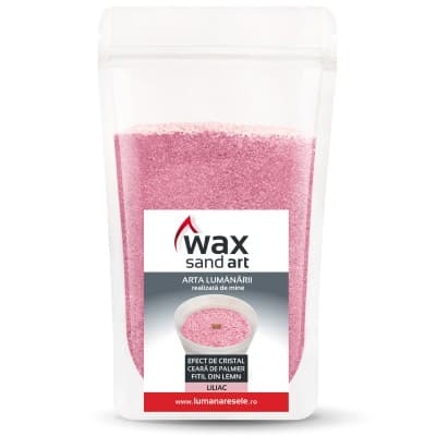 Lumanare - WaxSandArt Liliac Parfum Liliac - 250 g | Lumanaresele