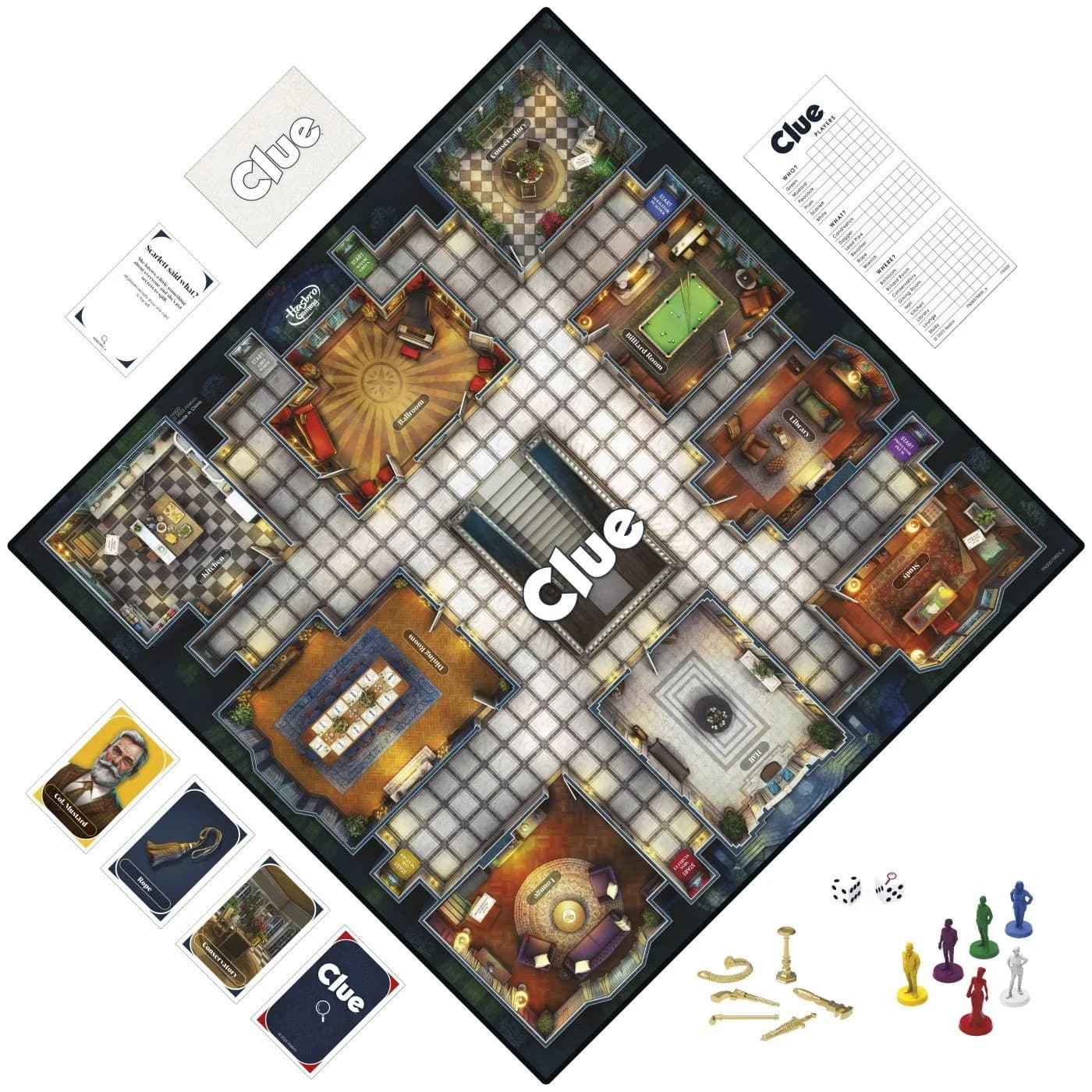Joc de strategie - Cluedo (in limba engleza) | Hasbro