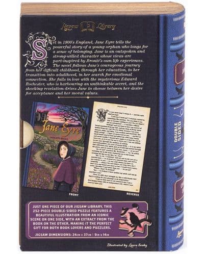 Puzzle cu doua fete - Jigsaw Library - Jane Eyre | Professor Puzzle