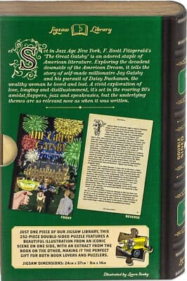 Puzzle cu doua fete - Jigsaw Library - The Great Gatsby | Professor Puzzle