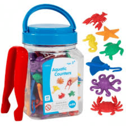 Joc educativ - Numarare si sortare - Animale Marine | Edx Education