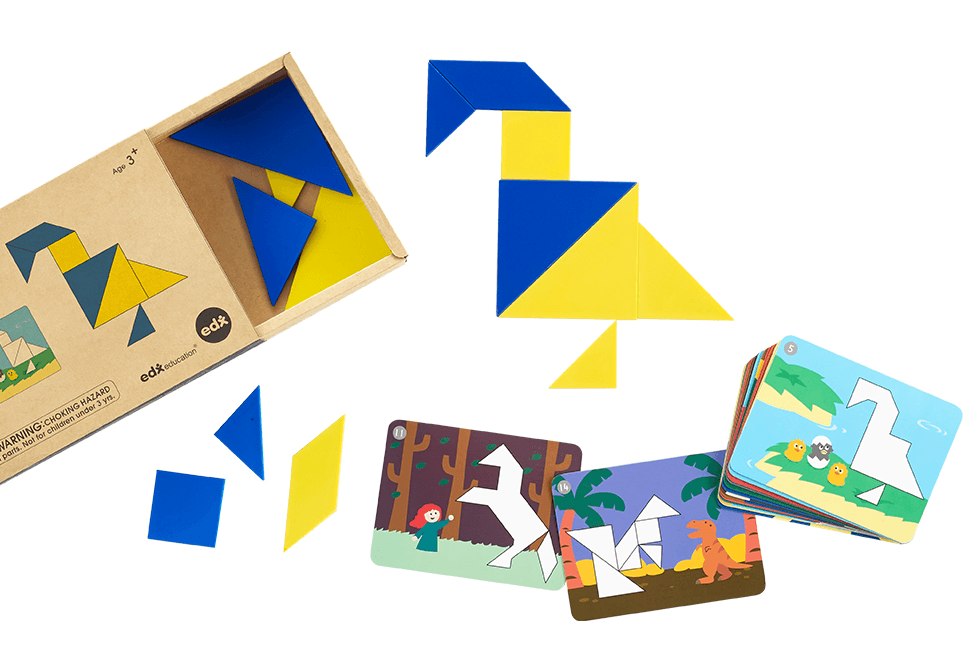 Joc educativ - Busy Play - Tangram | Edx Education