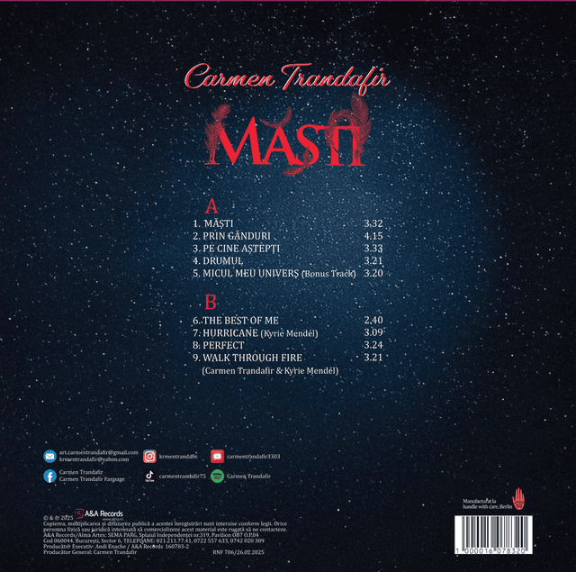 Masti - Vinyl | Carmen Trandafir