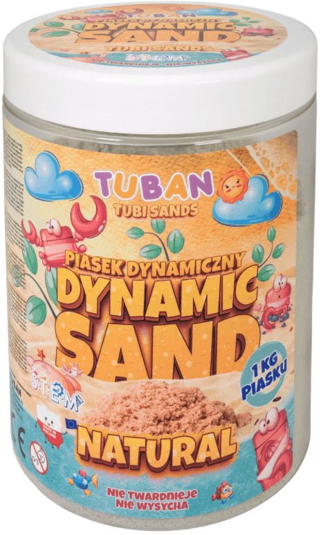 Nisip kinetic natural | Tuban