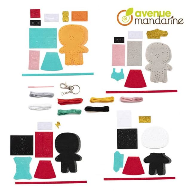 Set creativ - Mini Couz'IN Super Heroes | Avenue Mandarine
