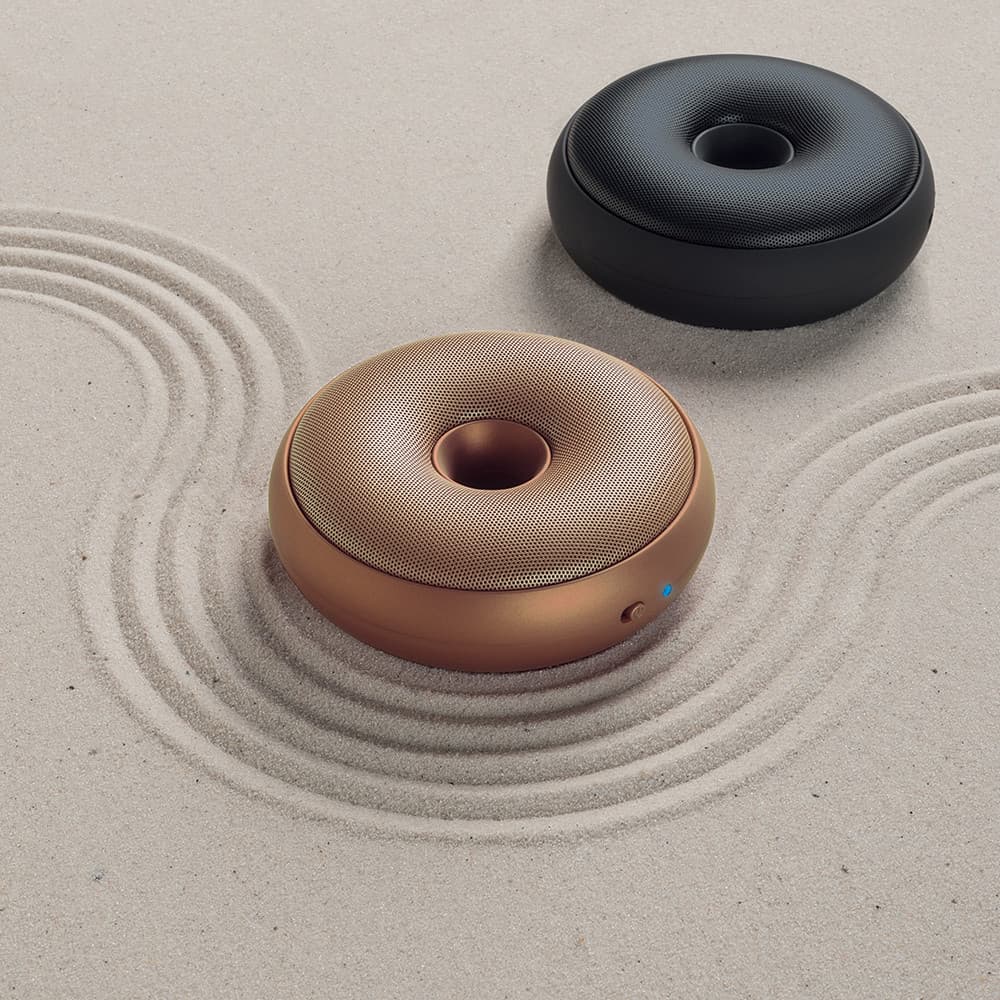 Boxa Hoop - Negru Metalizat | Lexon