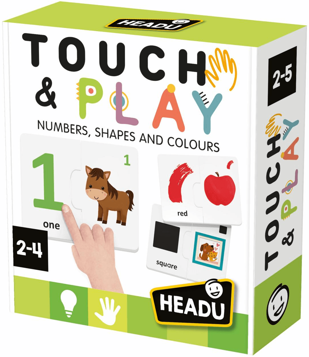Joc educativ - Touch & Play - Numere, forme si culori | Headu