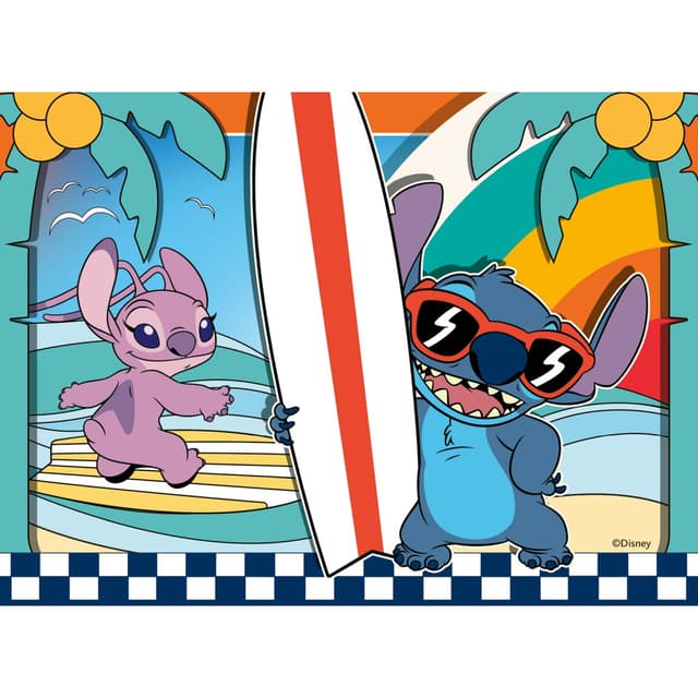 Puzzle - Disney Stitch 4 in 1, 72 piese | Ravensburger